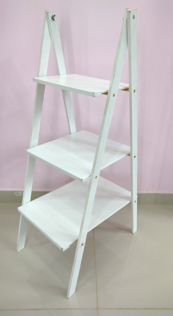 Escada Mdf Branca - pampegueemonte