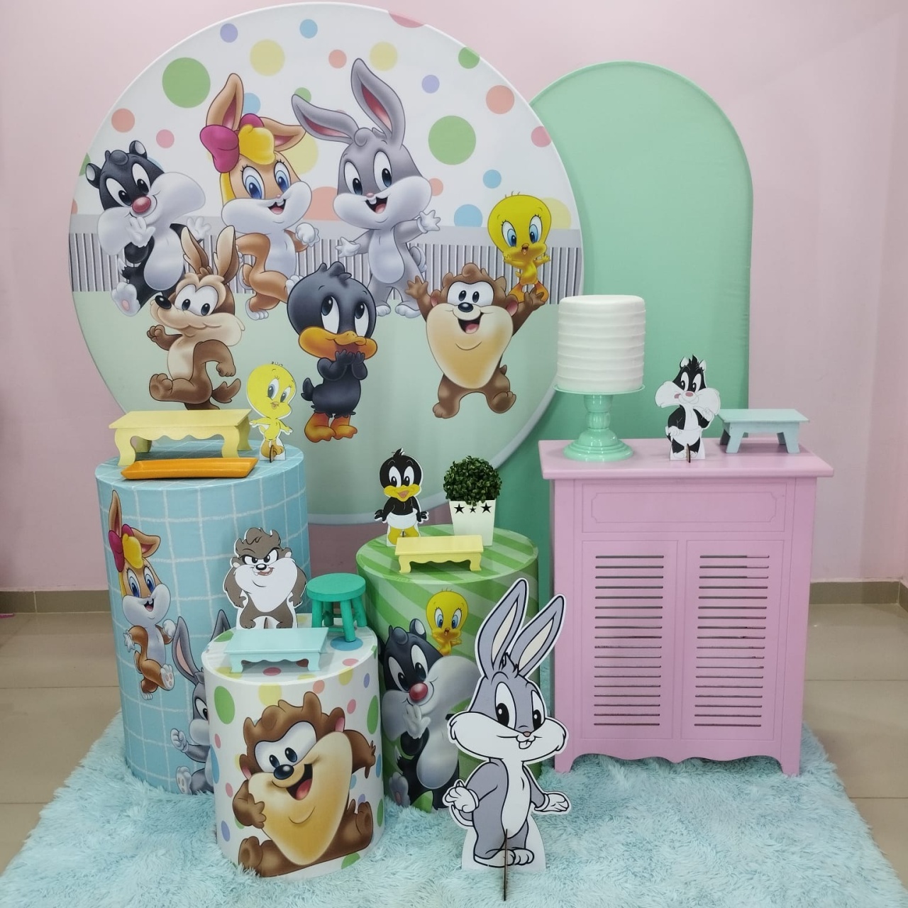 Kit Looney Tunes Baby Numero 3 - pampegueemonte