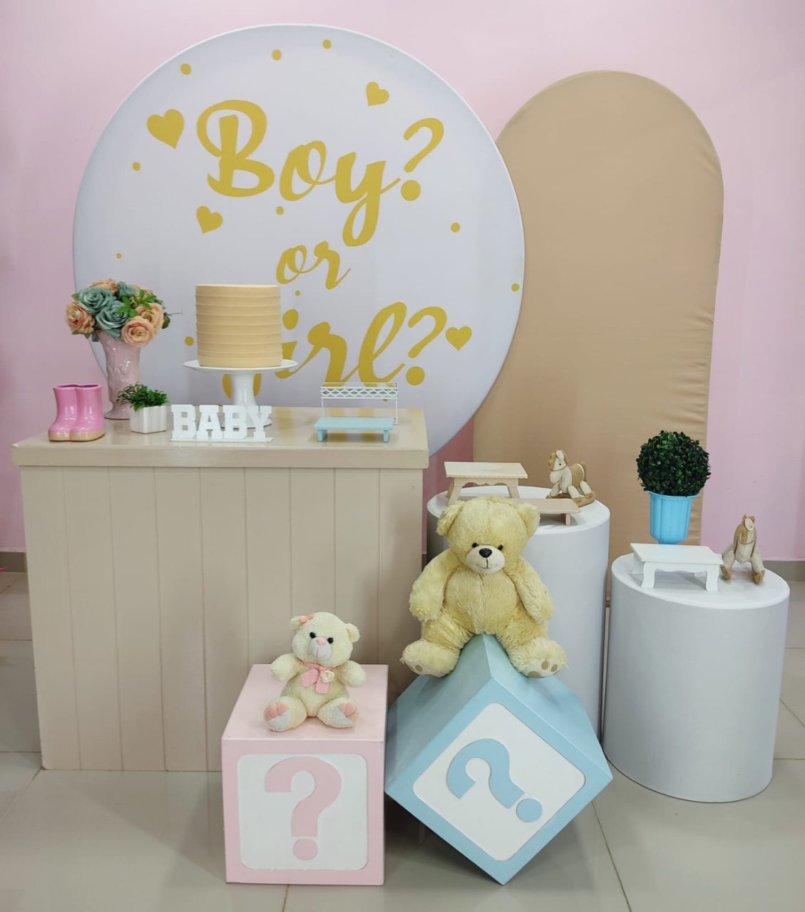 Kit Personalizado Chá Revelação  - pampegueemonte