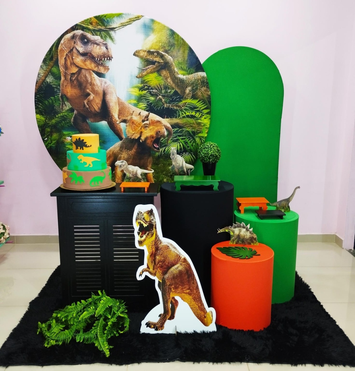 Kit Dinossauro Jurassic Park Numero 18 - pampegueemonte