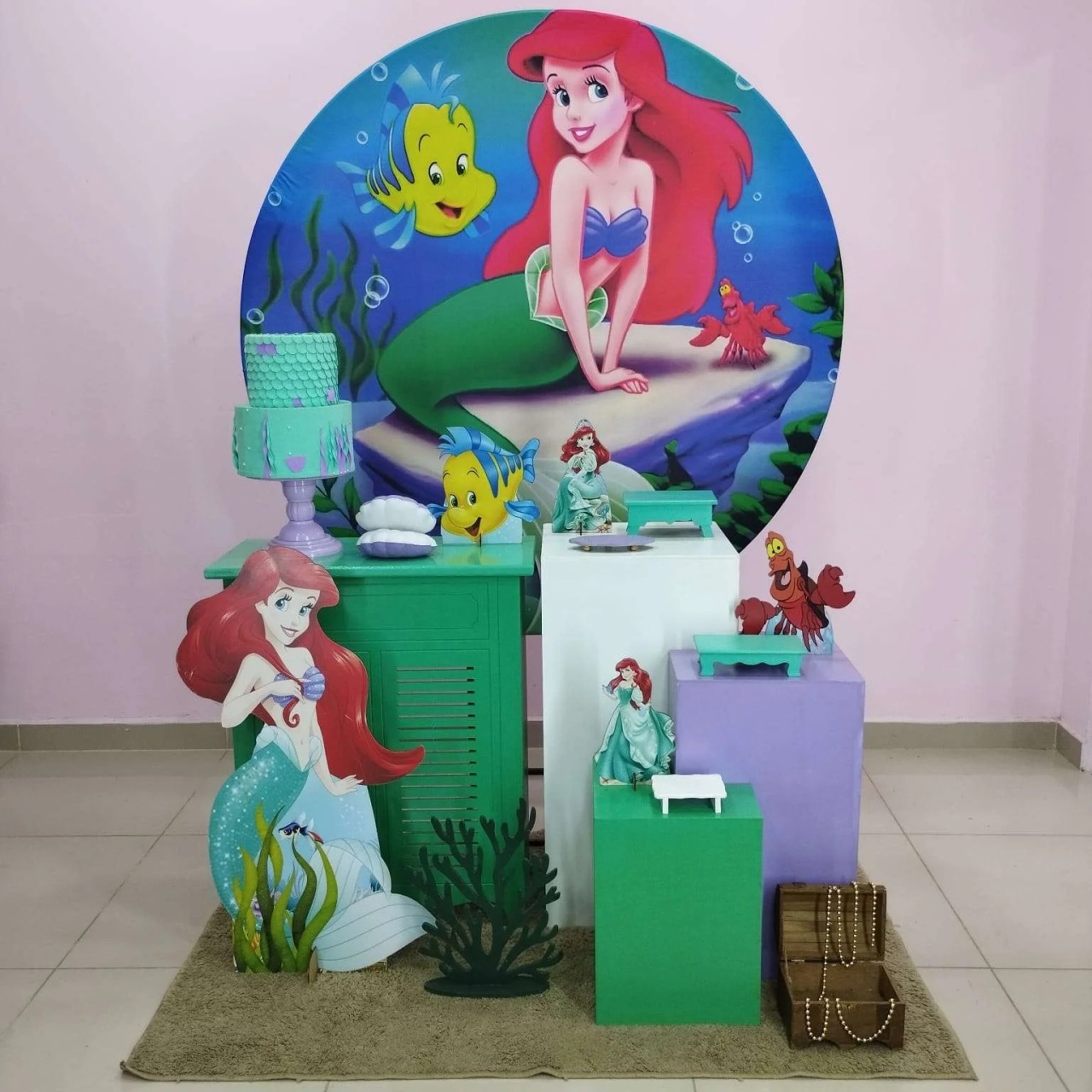 Kit Pequena Sereia Numero 11 - pampegueemonte