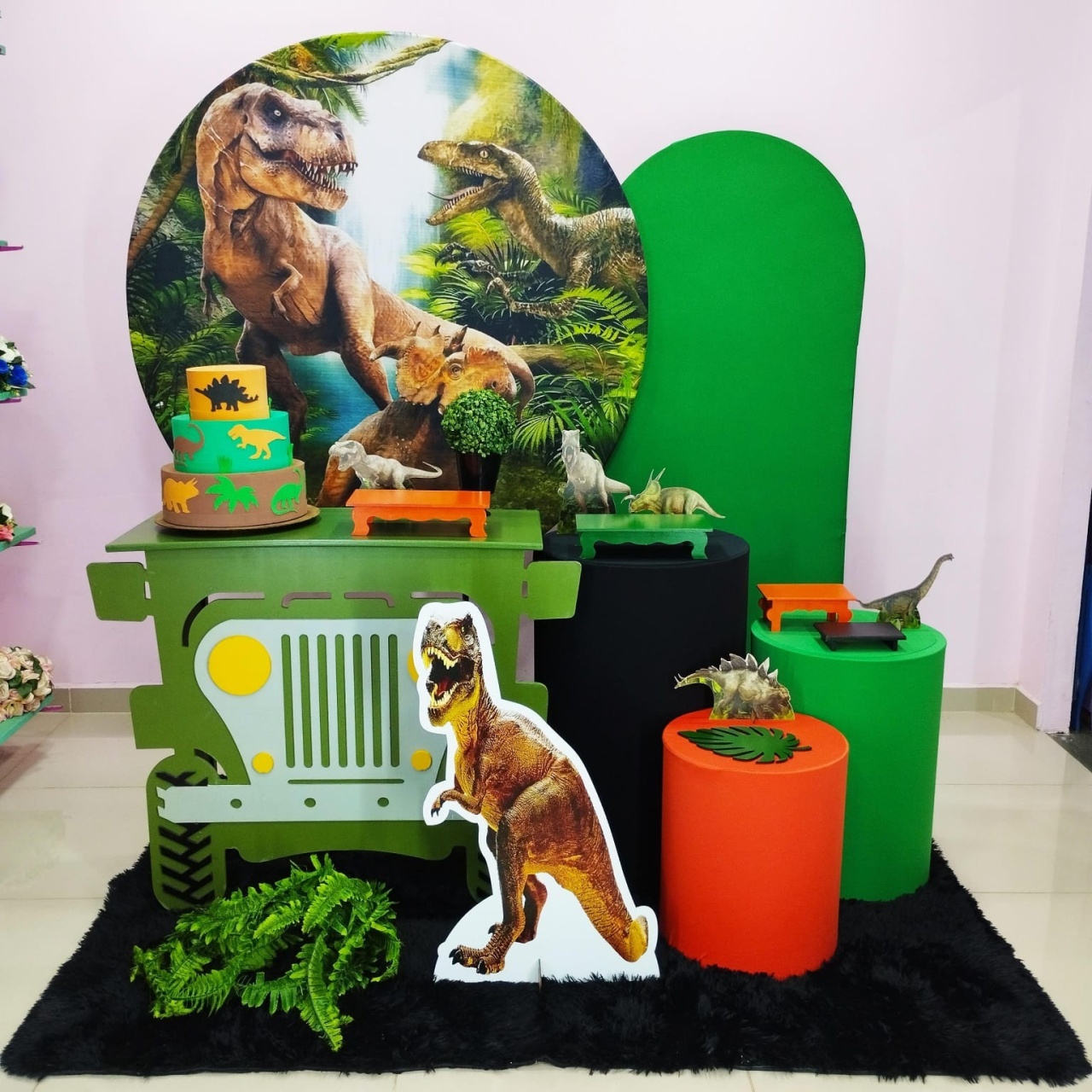 Kit Dinossauro Jurassic Park Numero 17 - pampegueemonte