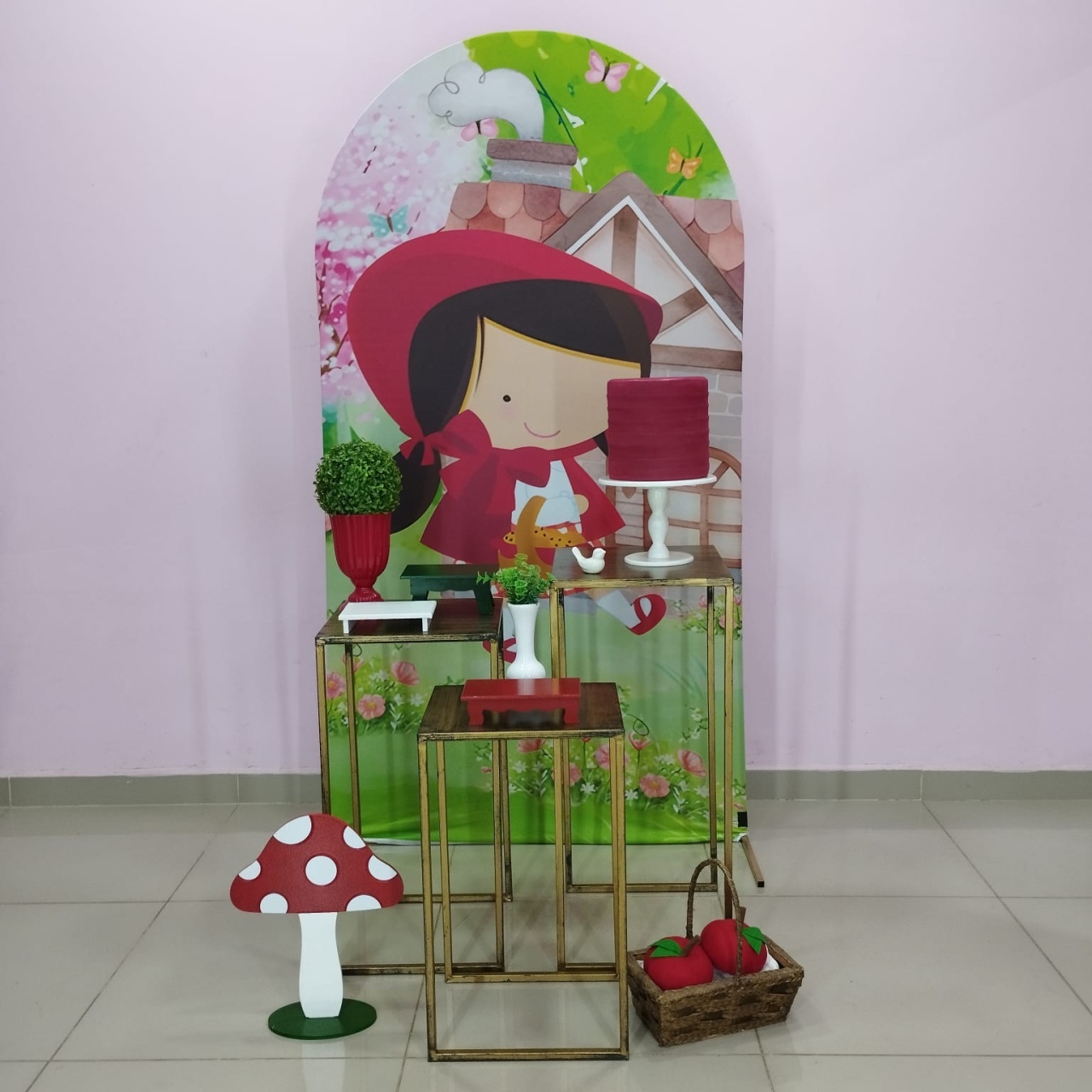 Kit Chapeuzinho Vermelho Numero 7 - pampegueemonte