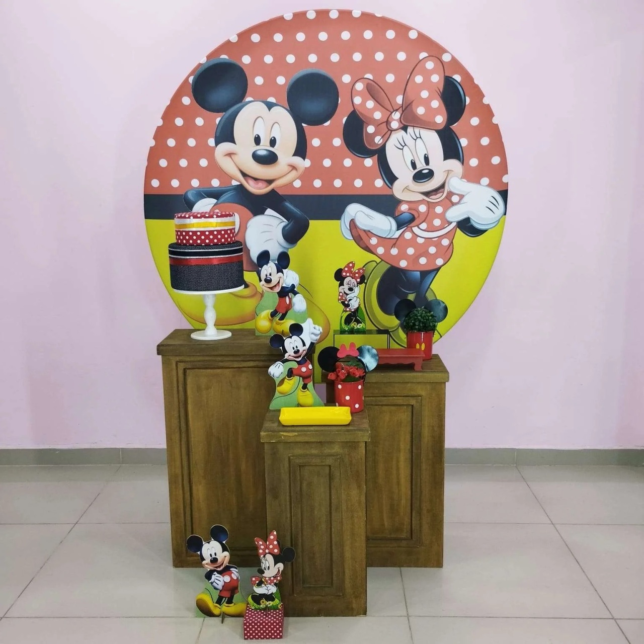 Kit Mickey E Minnie Numero 3 - pampegueemonte