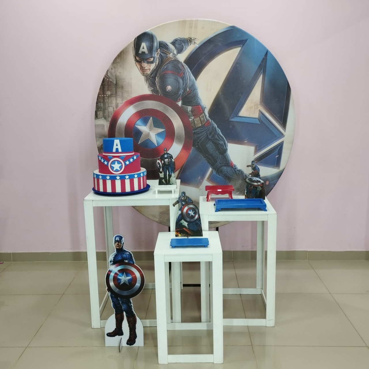 Kit Capitão América Numero  9 - pampegueemonte