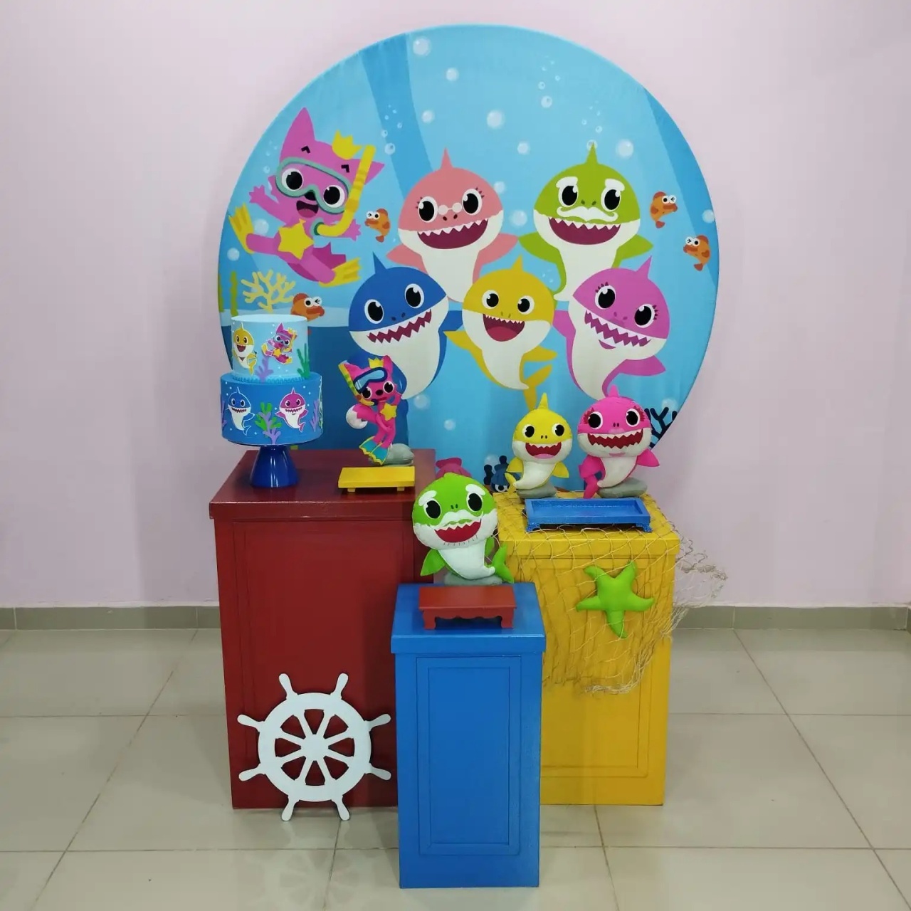 Kit Baby Shark Numero 14 - pampegueemonte