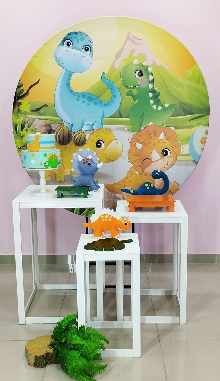 Kit Dinossauro Baby Numero 7 - pampegueemonte