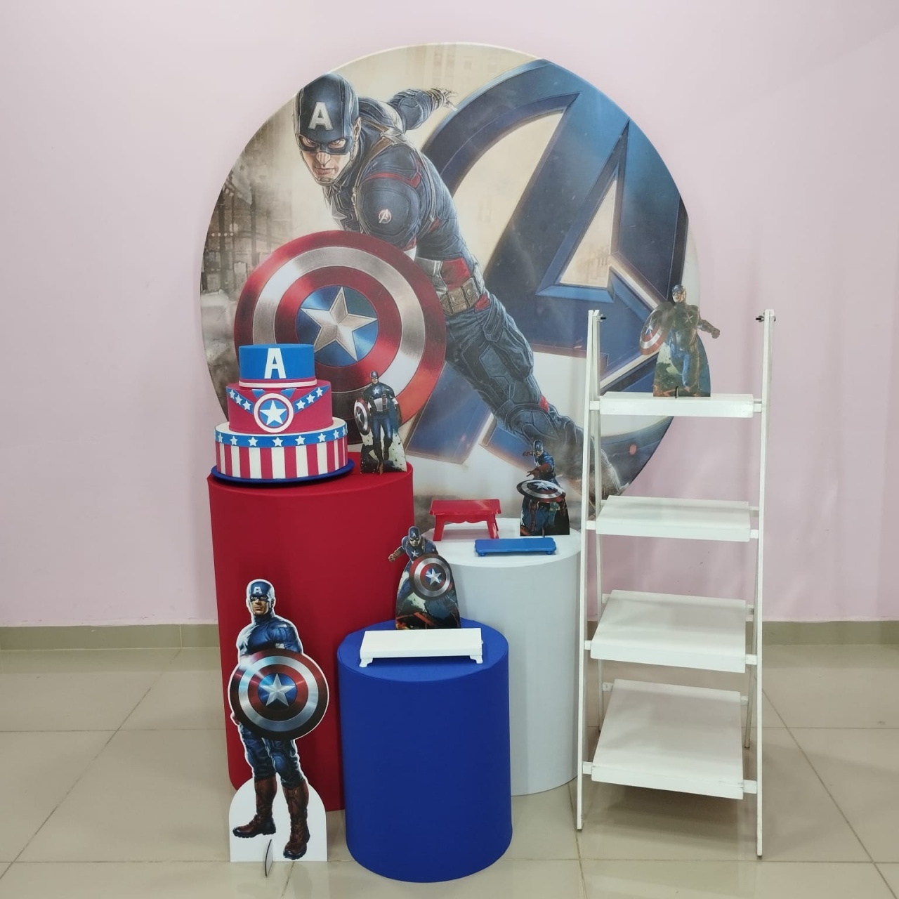 Kit Capitão América Numero  13 - pampegueemonte