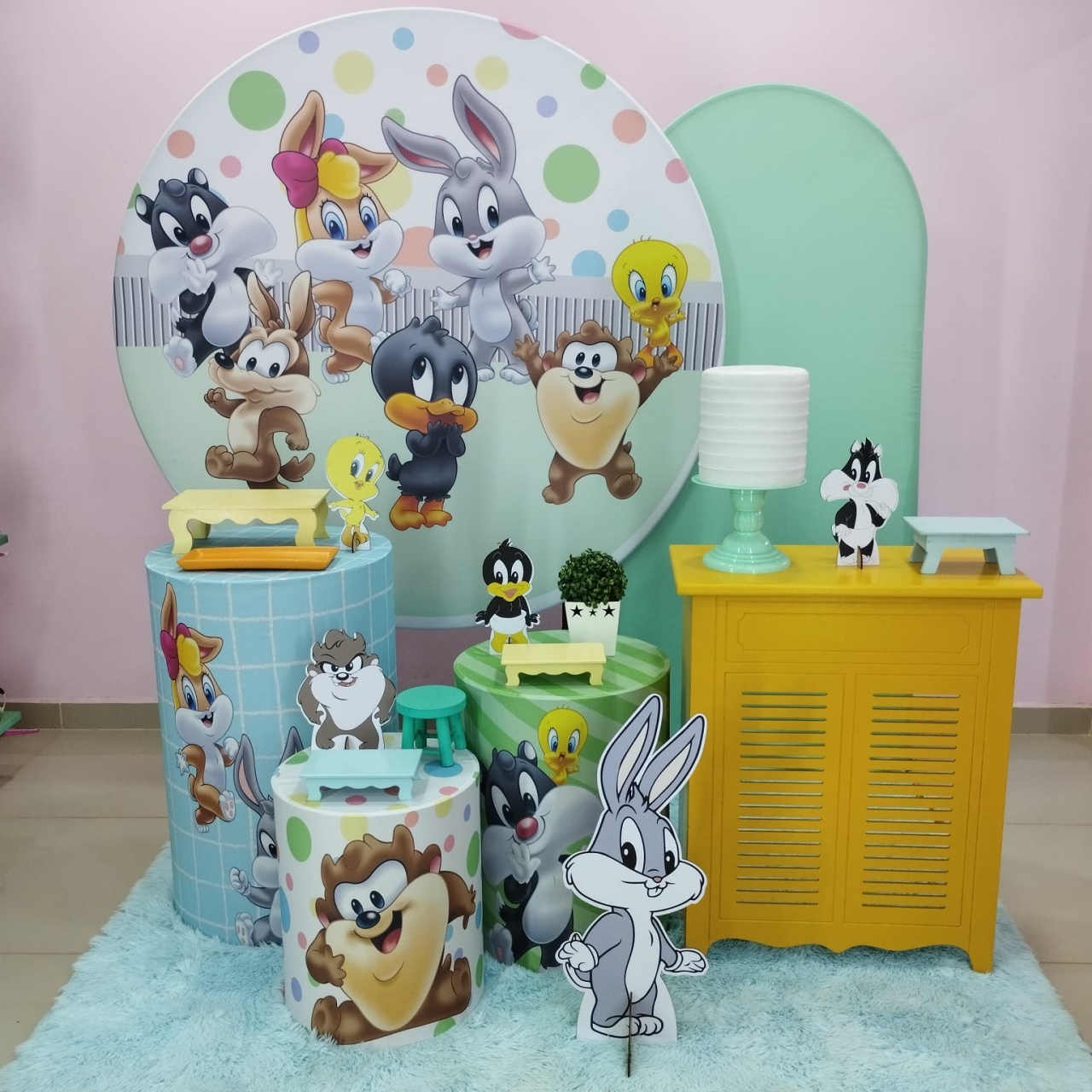 Kit Looney Tunes Baby Numero 5 - pampegueemonte