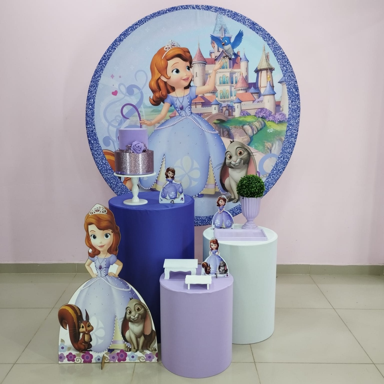 Kit Princesa Sofia Numero 8 - pampegueemonte