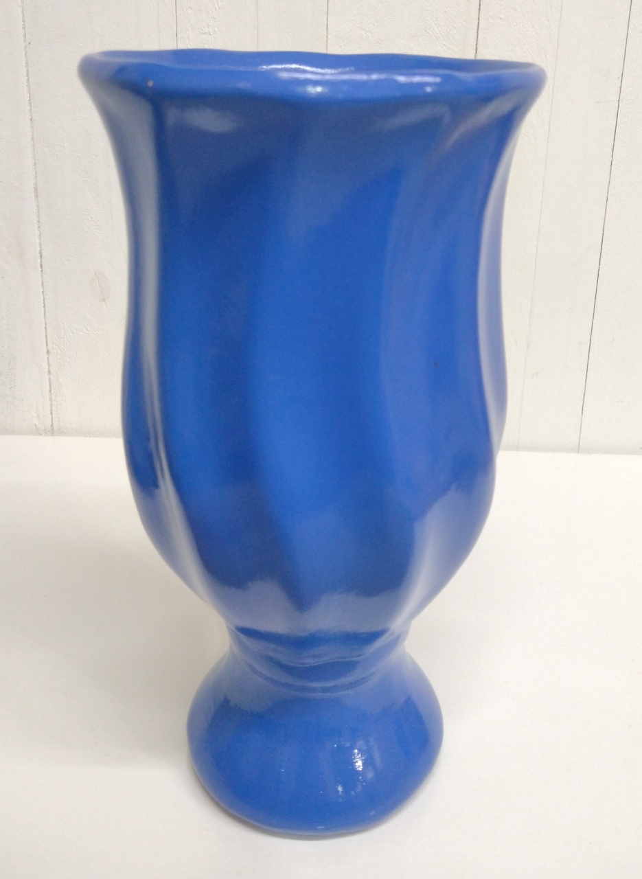 Vaso Louça Azul Alto  - pampegueemonte
