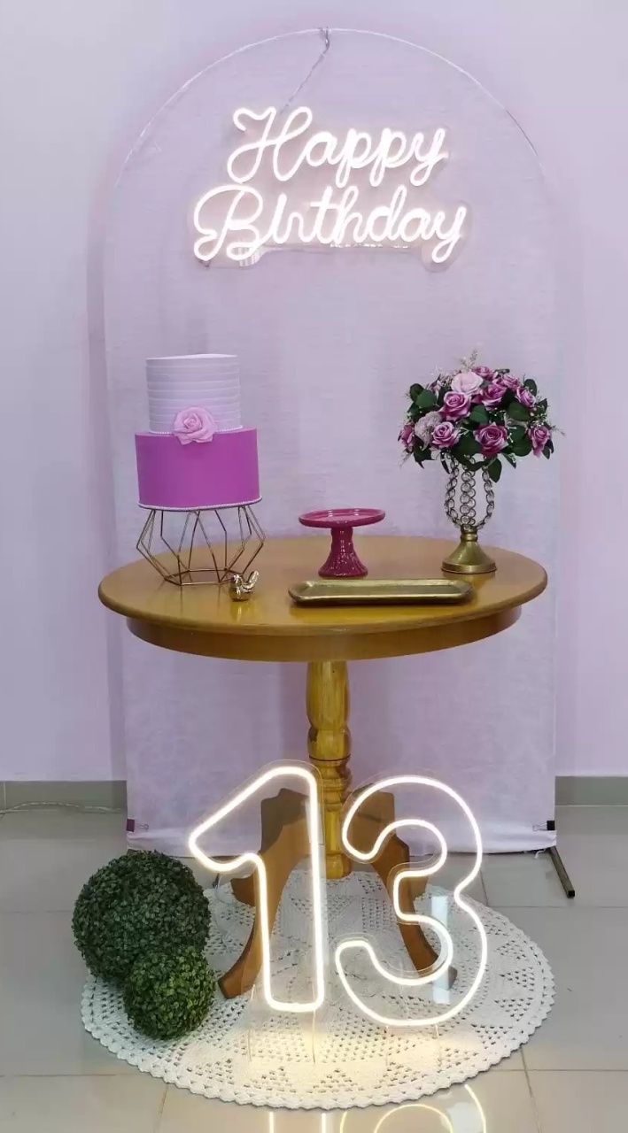 Kit Adulto Rosa E Branco Numero 2 - pampegueemonte