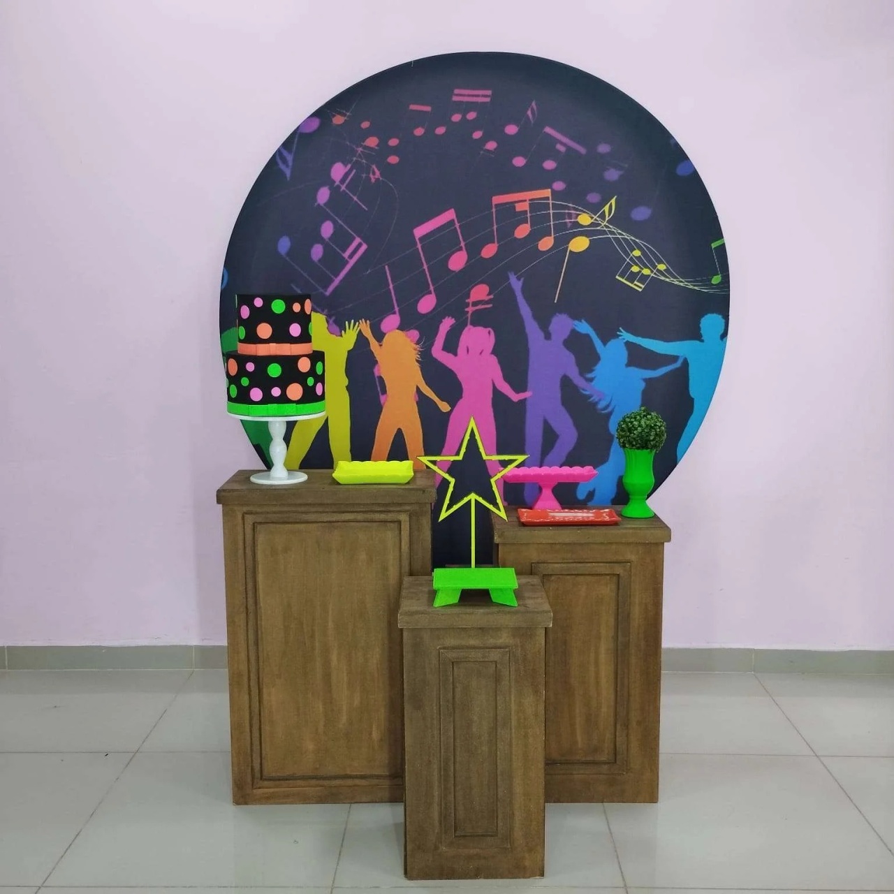 Kit Neon Numero 6 - pampegueemonte