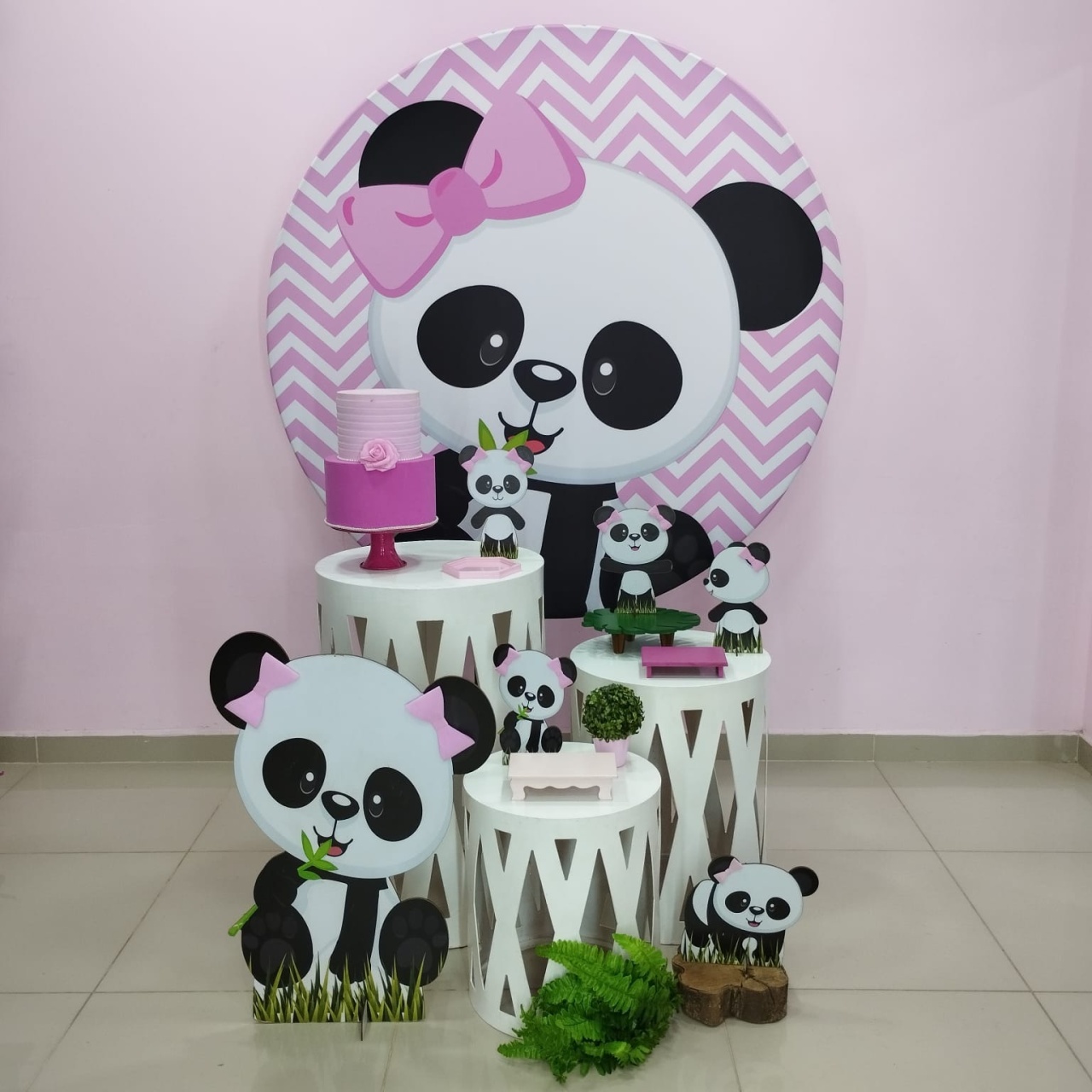 Kit Urso Panda Numero 5 - pampegueemonte