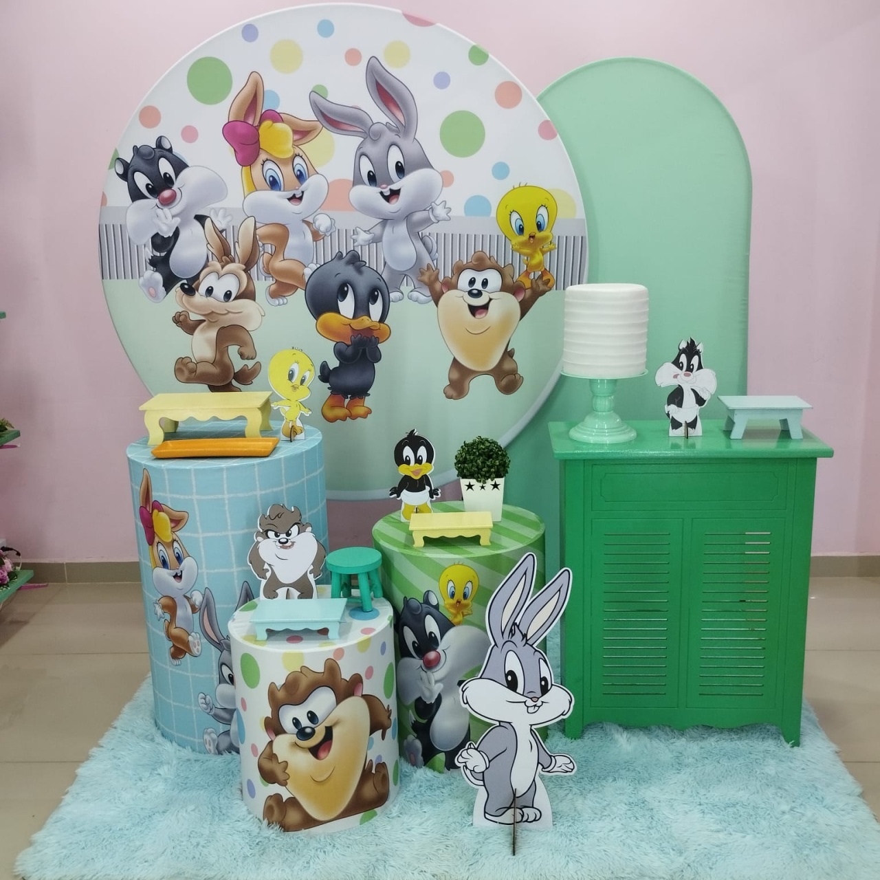 Kit Looney Tunes Baby Numero 6 - pampegueemonte