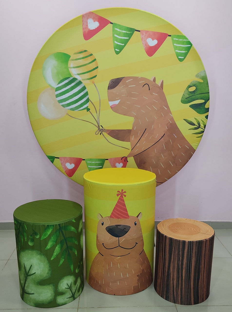 Kit Capivara Número 1  - pampegueemonte