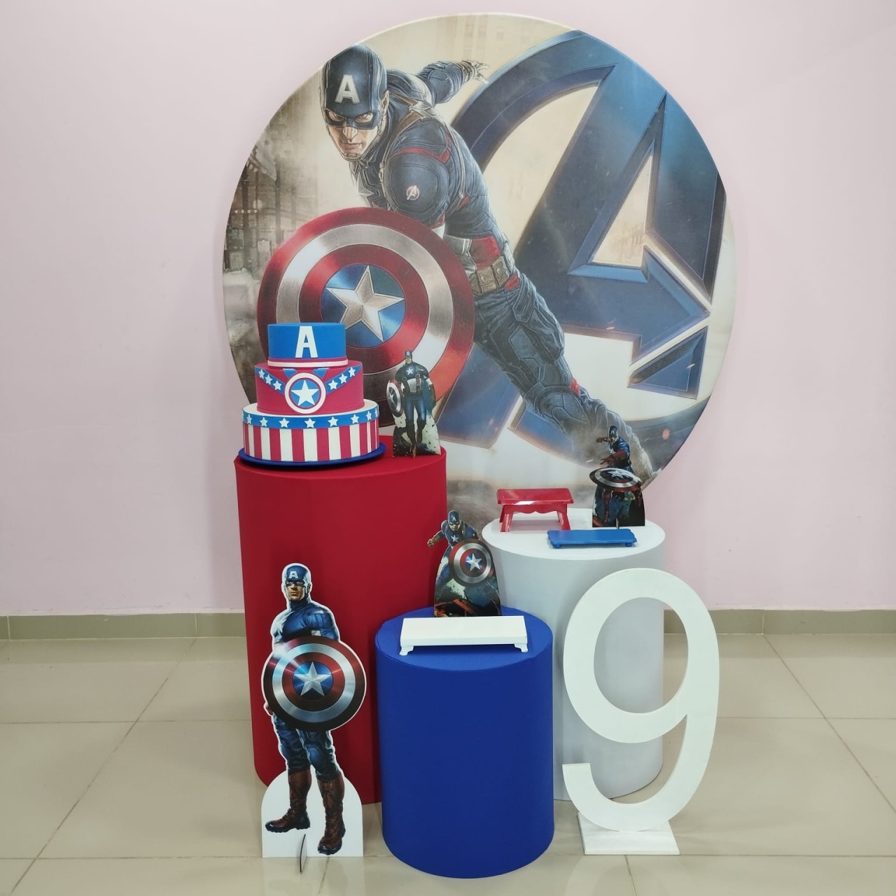 Kit Capitão América Numero  11 - pampegueemonte