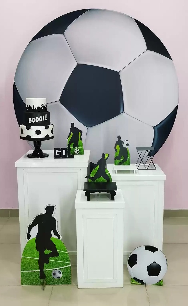 Kit Futebol Branco E Preto Numero 3 - pampegueemonte