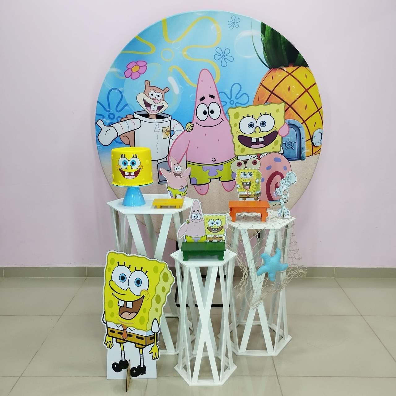 Kit Bob Esponja Numero 5 - pampegueemonte