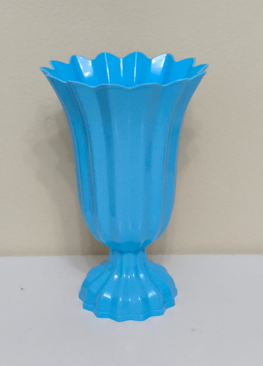 Vaso Plástico Azul Bebê  - pampegueemonte