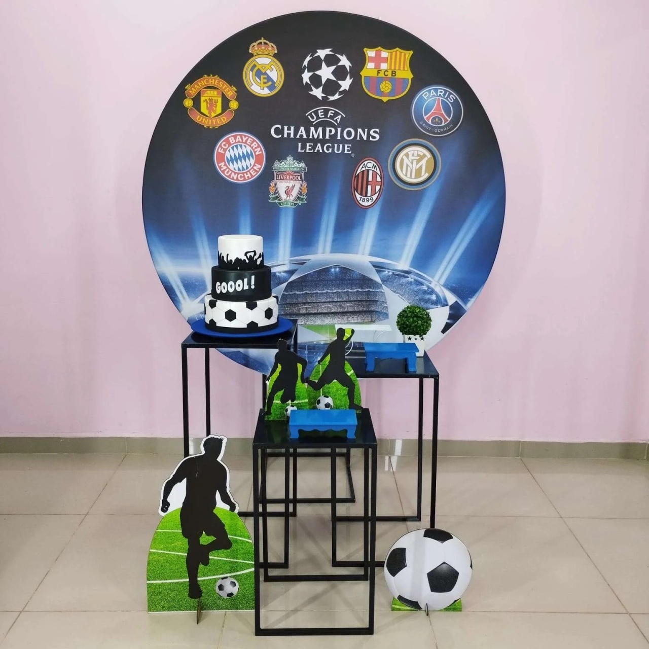 Kit Futebol Champions Numero 5 - pampegueemonte