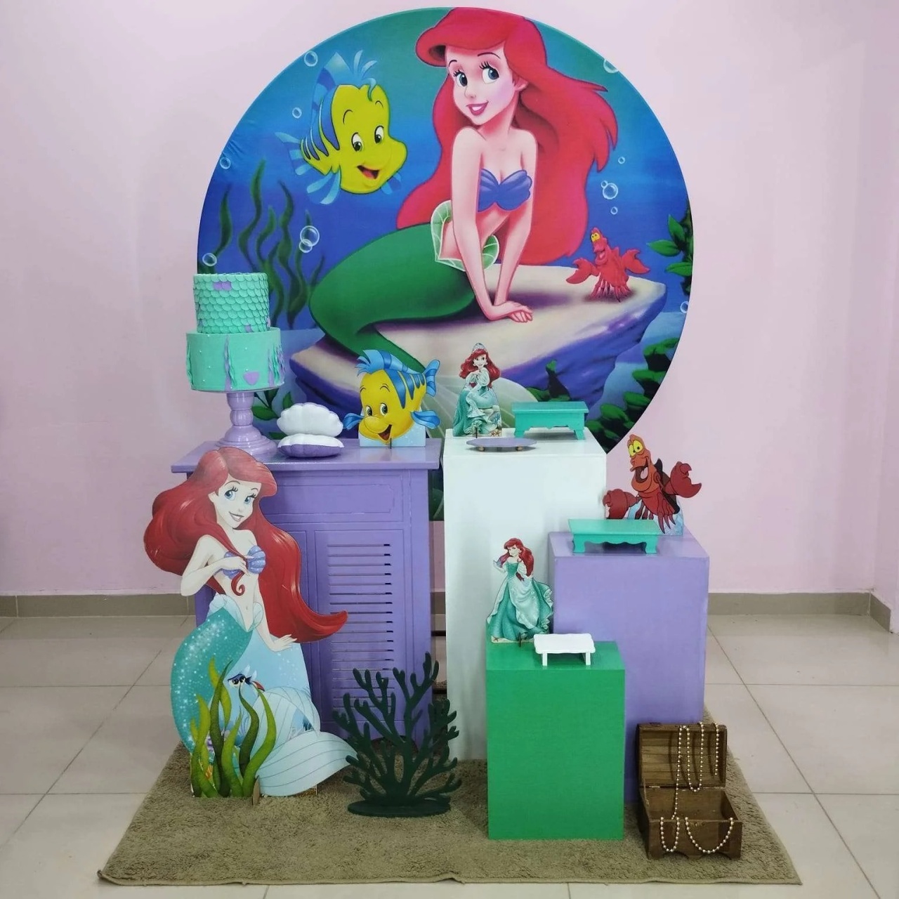 Kit Pequena Sereia Numero 12 - pampegueemonte
