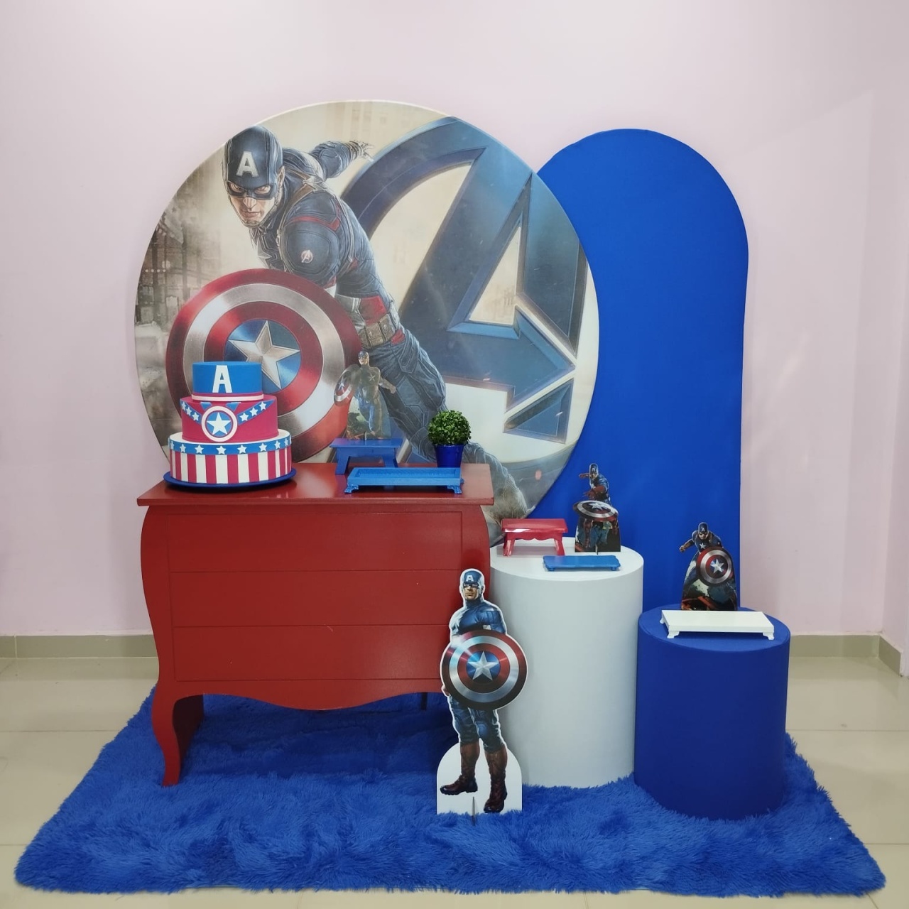 Kit Capitão América Numero  15 - pampegueemonte