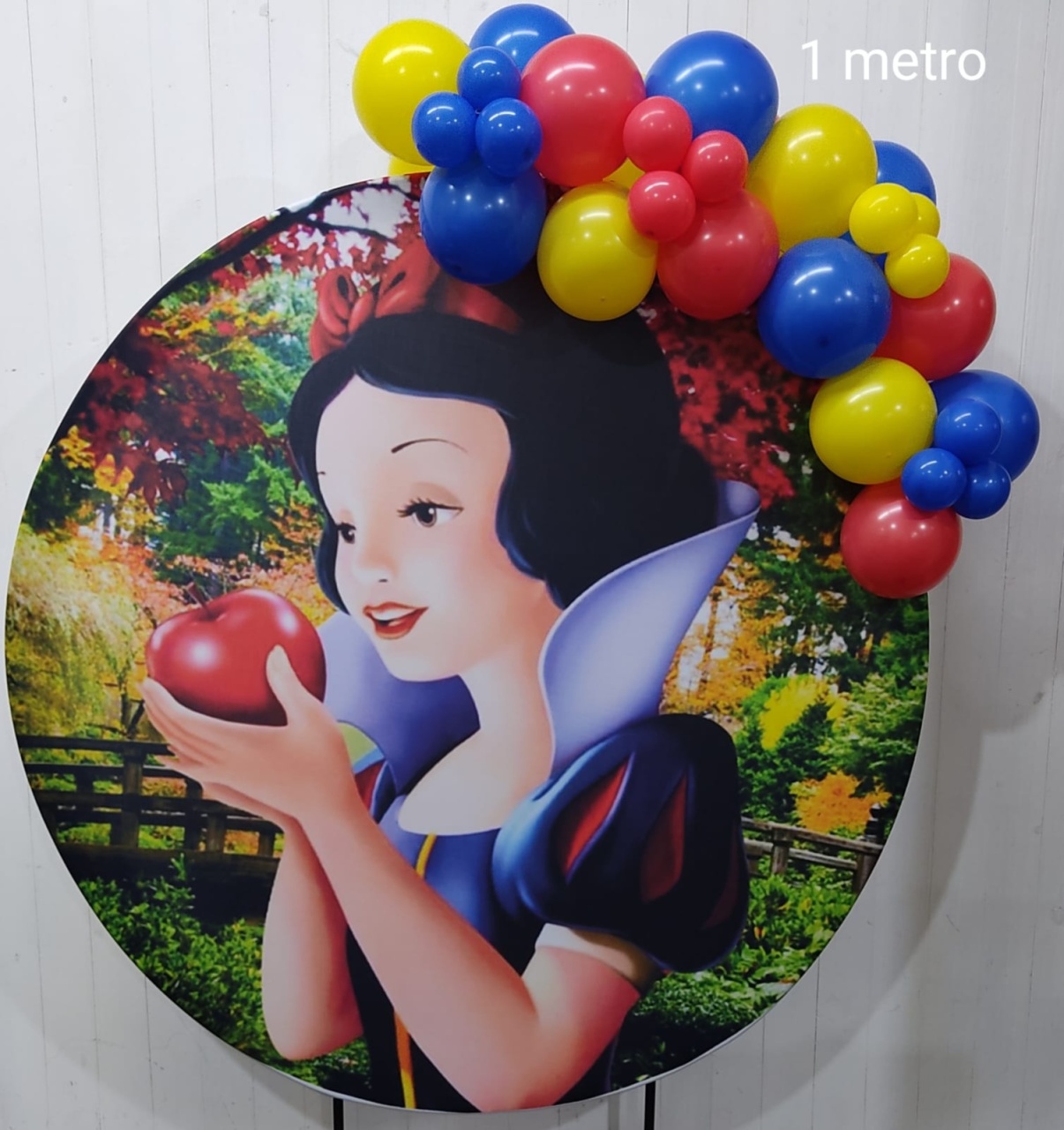 Arco de Balões 1 Metro Branca de Neve - pampegueemonte