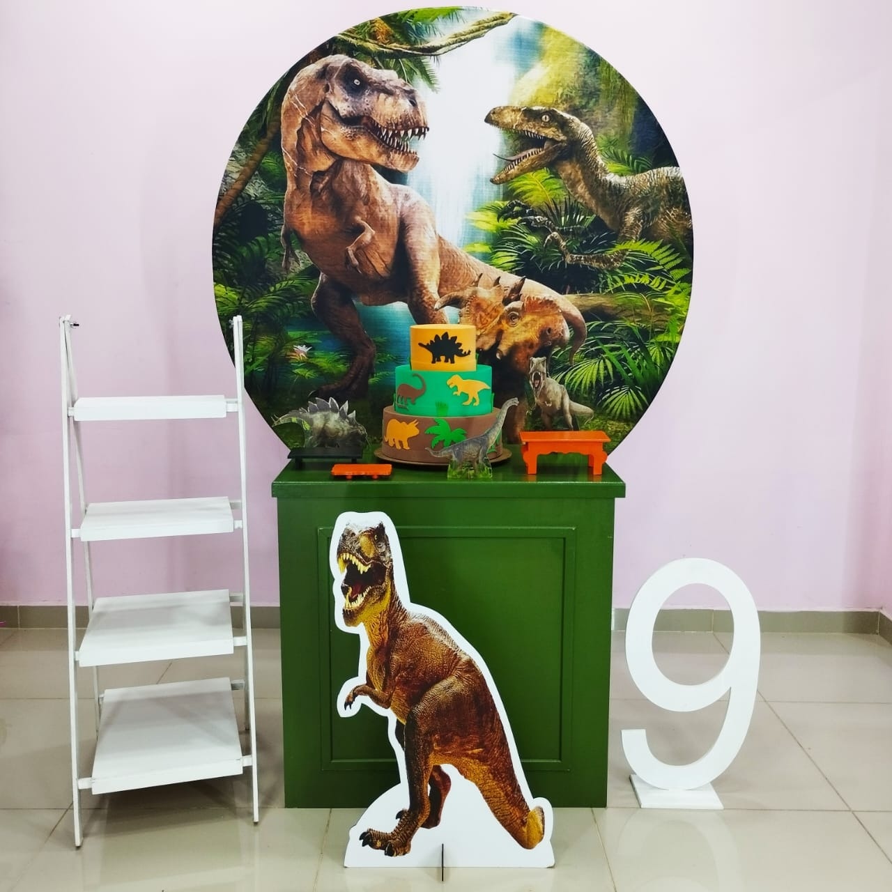 Kit Dinossauro Jurassic Park Numero 21 - pampegueemonte