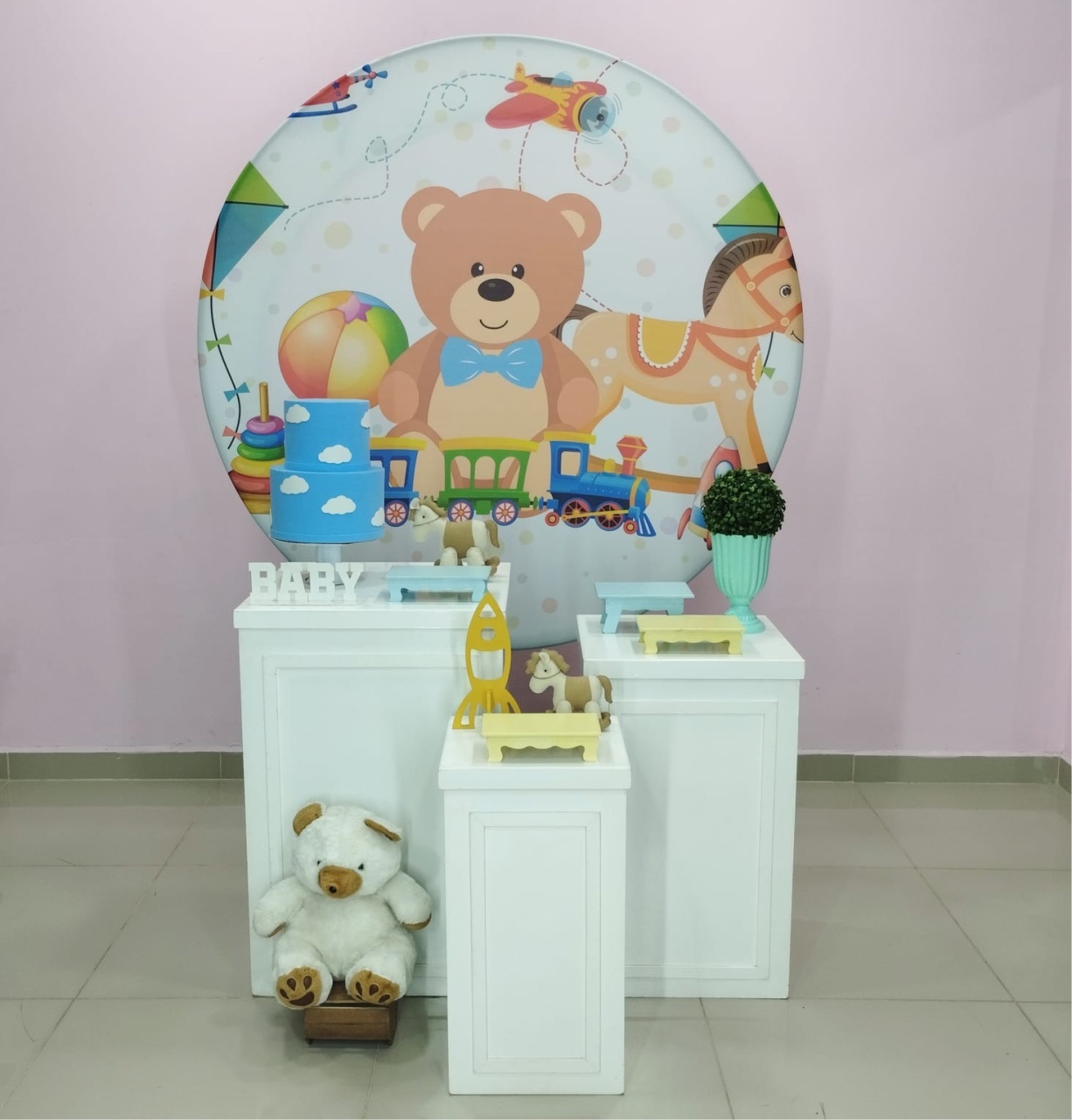 Kit Urso Brinquedo Numero 5 - pampegueemonte