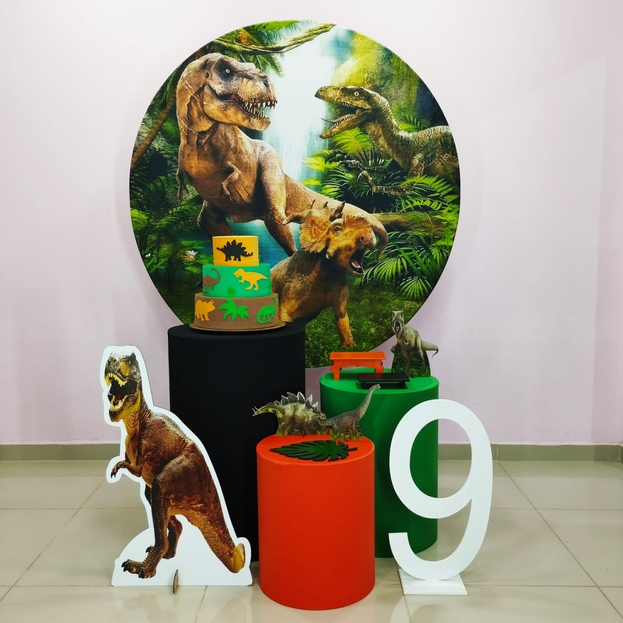 Kit Dinossauro Jurassic Park Numero 20 - pampegueemonte