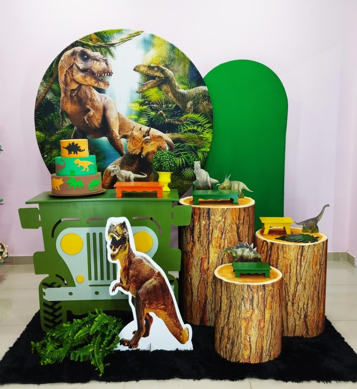 Kit Dinossauro Jurassic Park Numero 14 - pampegueemonte