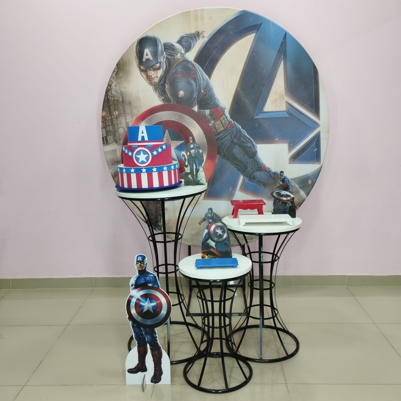 Kit Capitão América Numero  1 - pampegueemonte