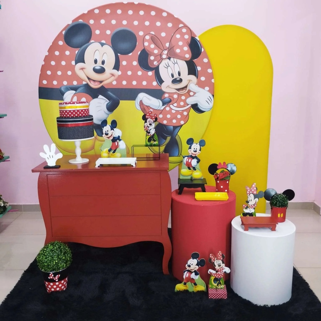 Kit Mickey E Minnie Numero 10 - pampegueemonte