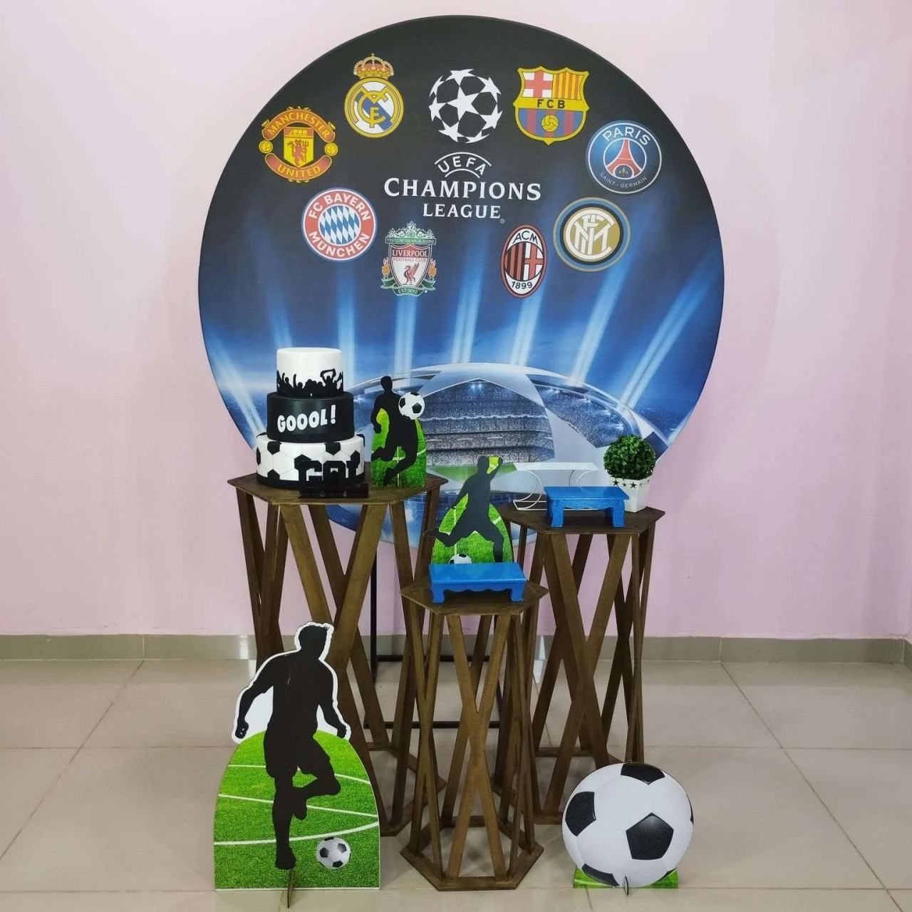 Kit Futebol Champions Numero 9 - pampegueemonte