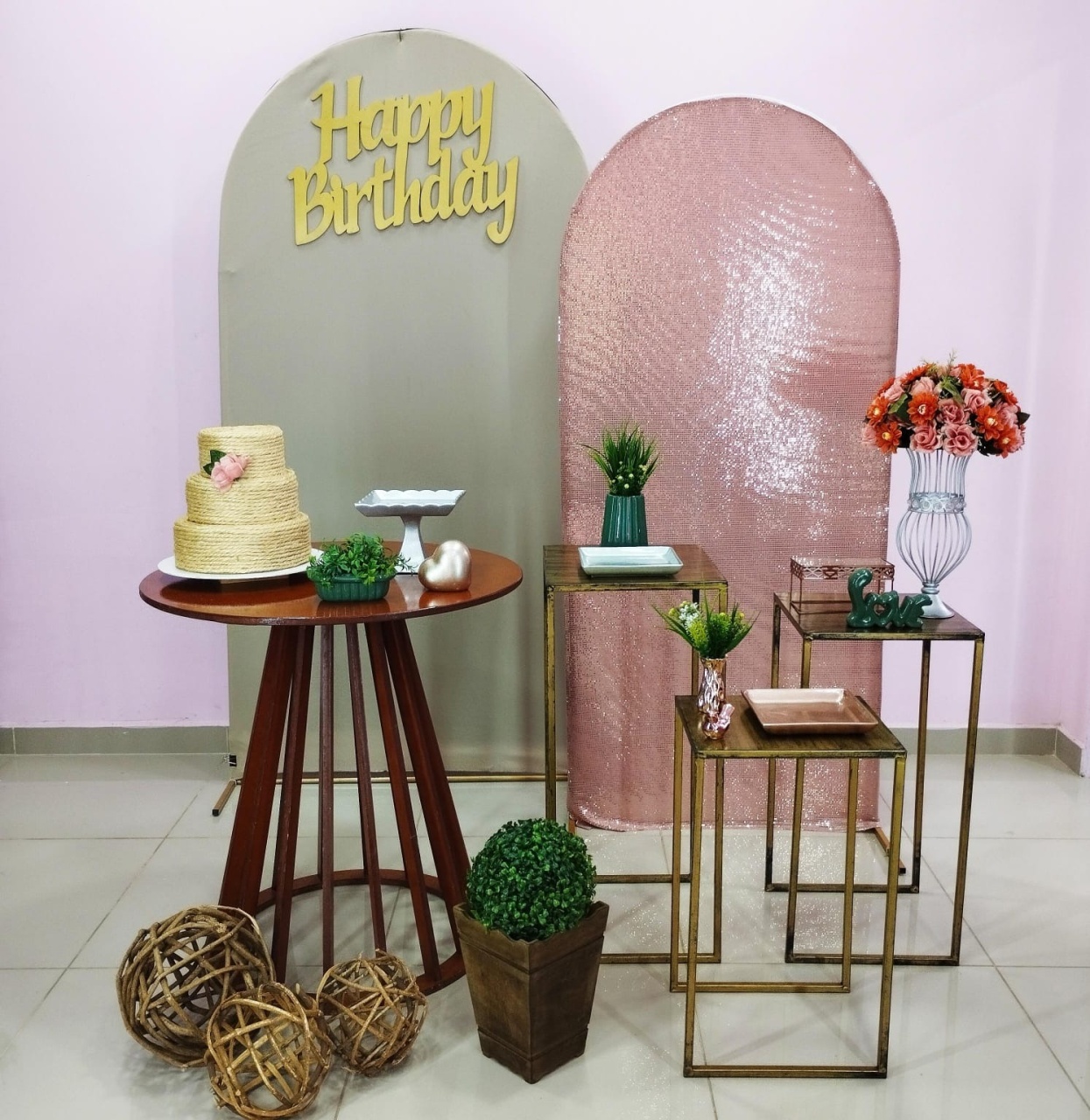 Kit Adulto Rose Gold Numero 6 - pampegueemonte