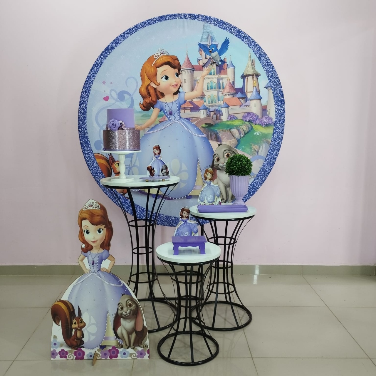 Kit Princesa Sofia Numero 4 - pampegueemonte