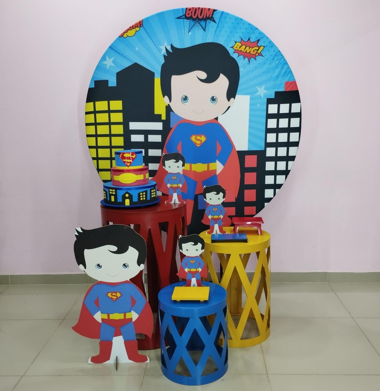 Kit Super Homem Numero 1 - pampegueemonte