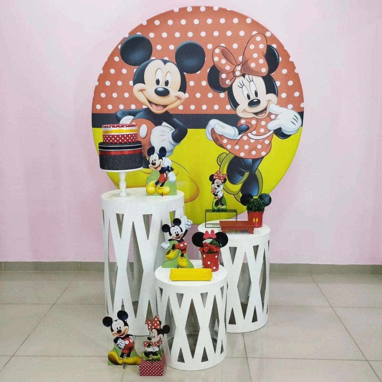 Kit Mickey E Minnie Numero 5 - pampegueemonte