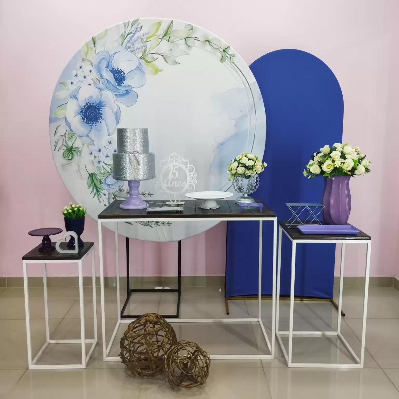 Kit Adulto Floral Lilás Número 14 - pampegueemonte