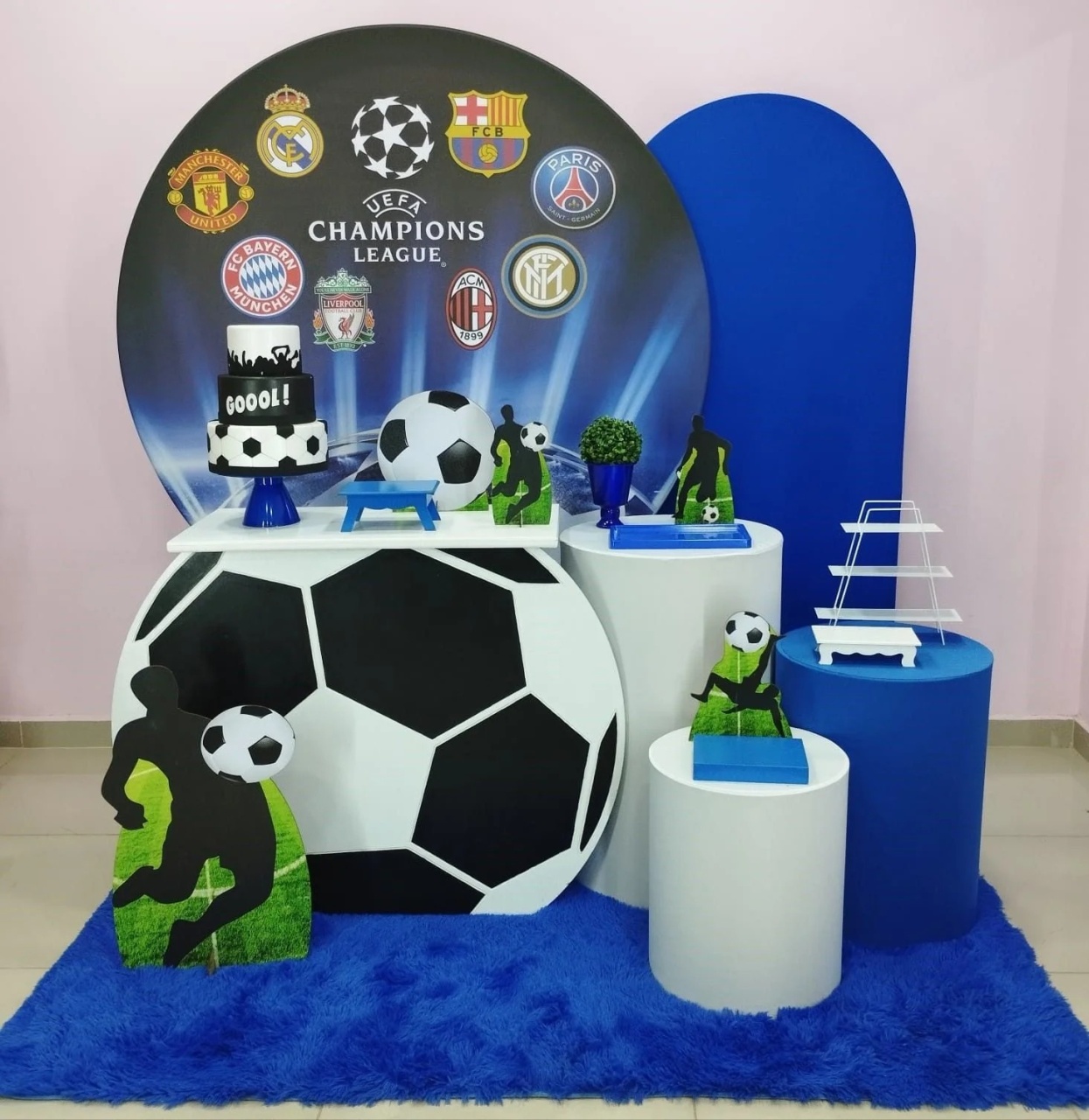 Kit Futebol Champions Numero 1 - pampegueemonte