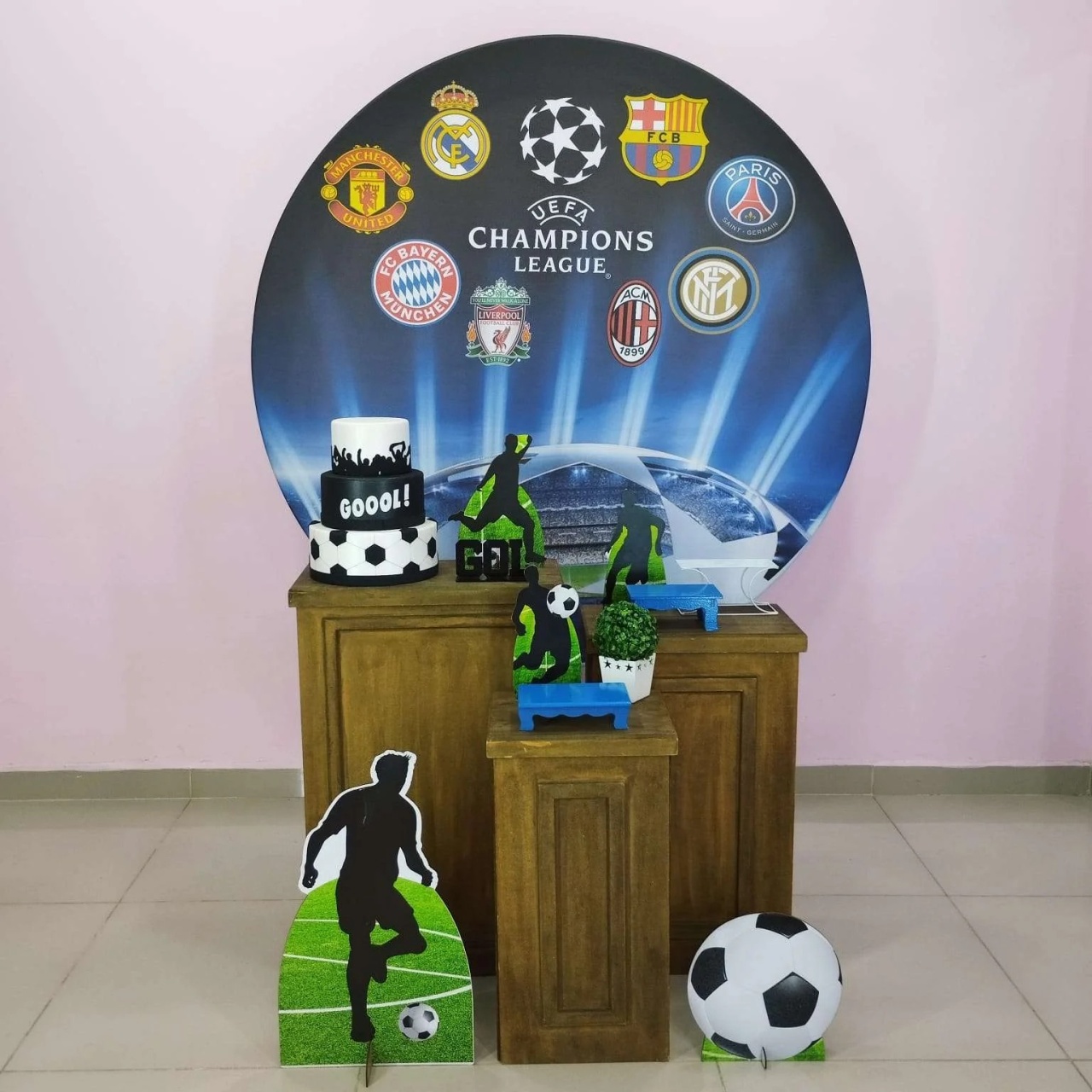 Kit Futebol Champions Numero 8 - pampegueemonte