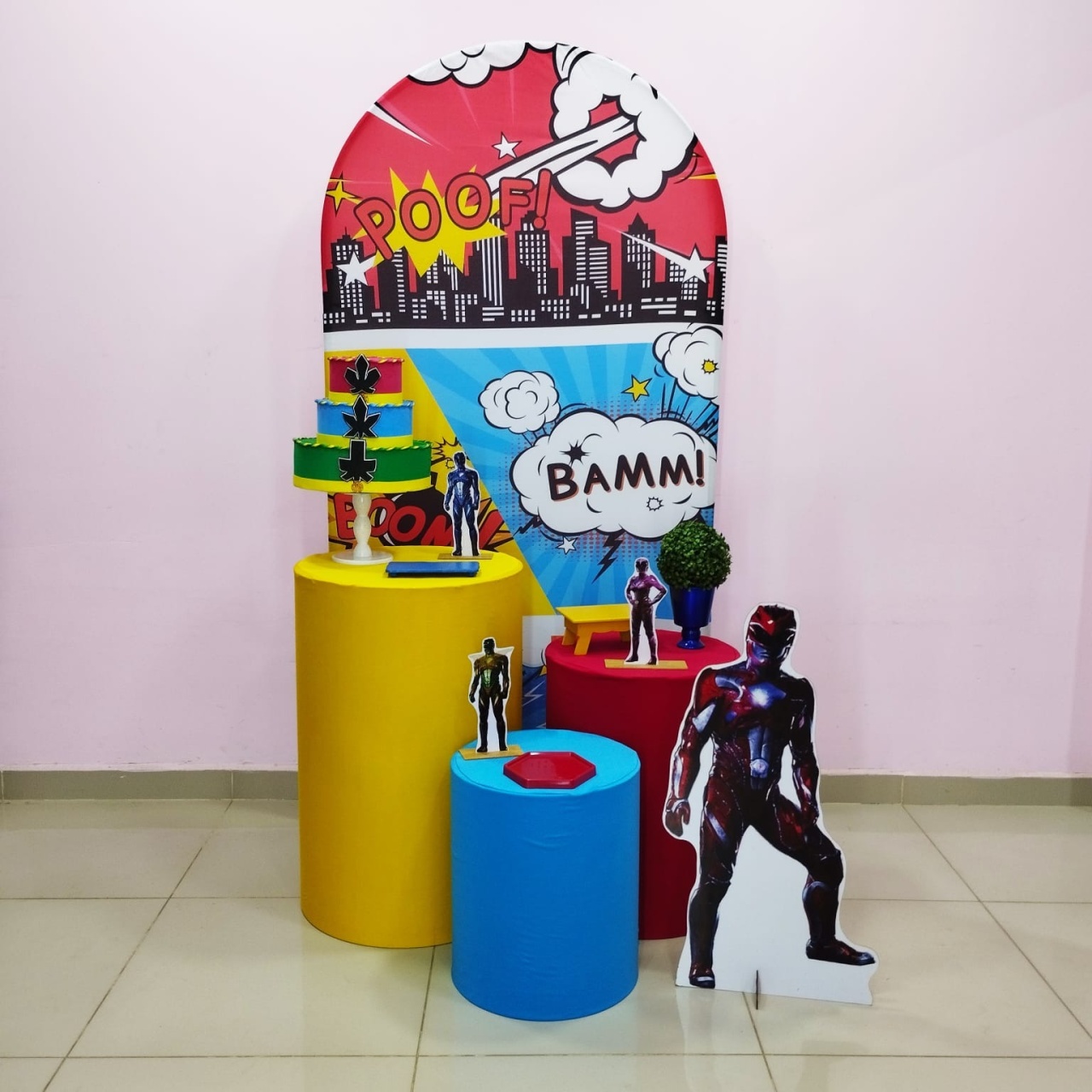 Kit Power Rangers Número 1 - pampegueemonte
