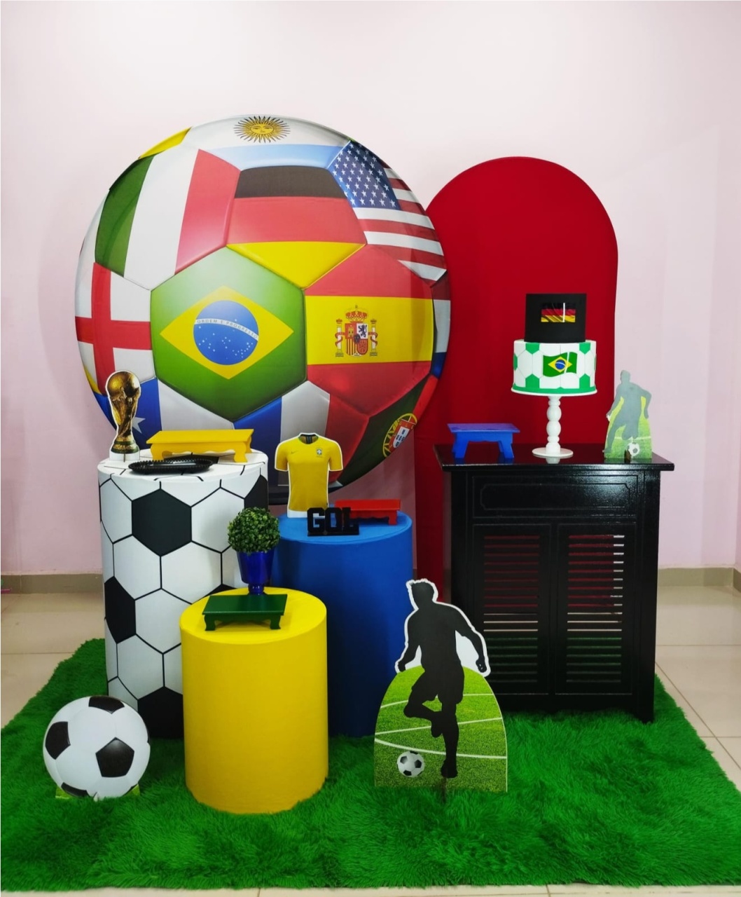 Kit Futebol Copa Numero 8 - pampegueemonte