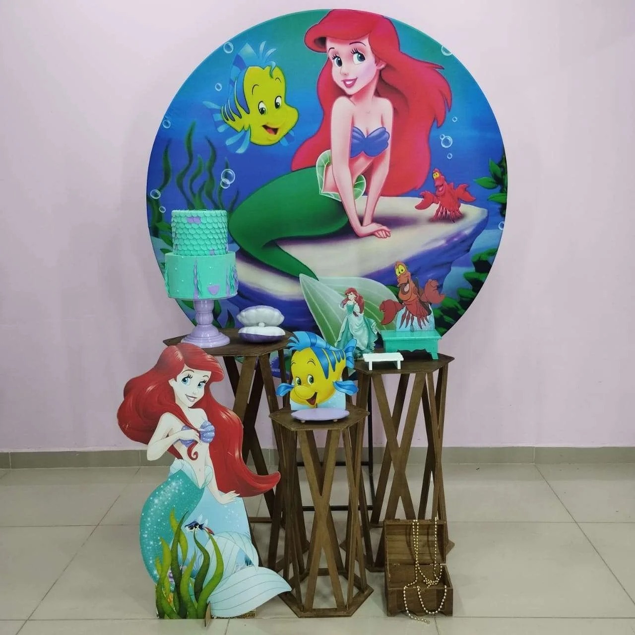 Kit Pequena Sereia Numero 5 - pampegueemonte