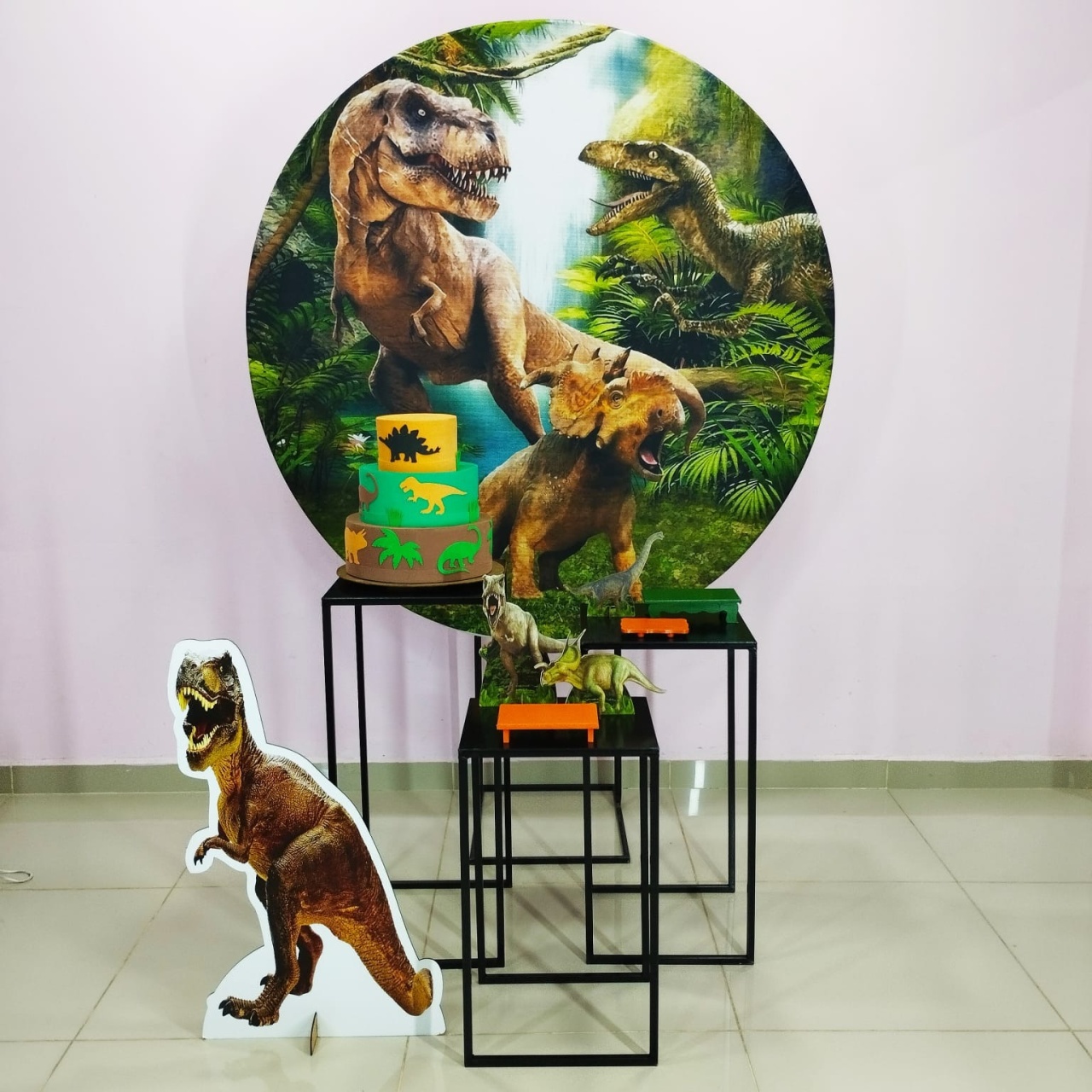 Kit Dinossauro Jurassic Park Numero 4 - pampegueemonte