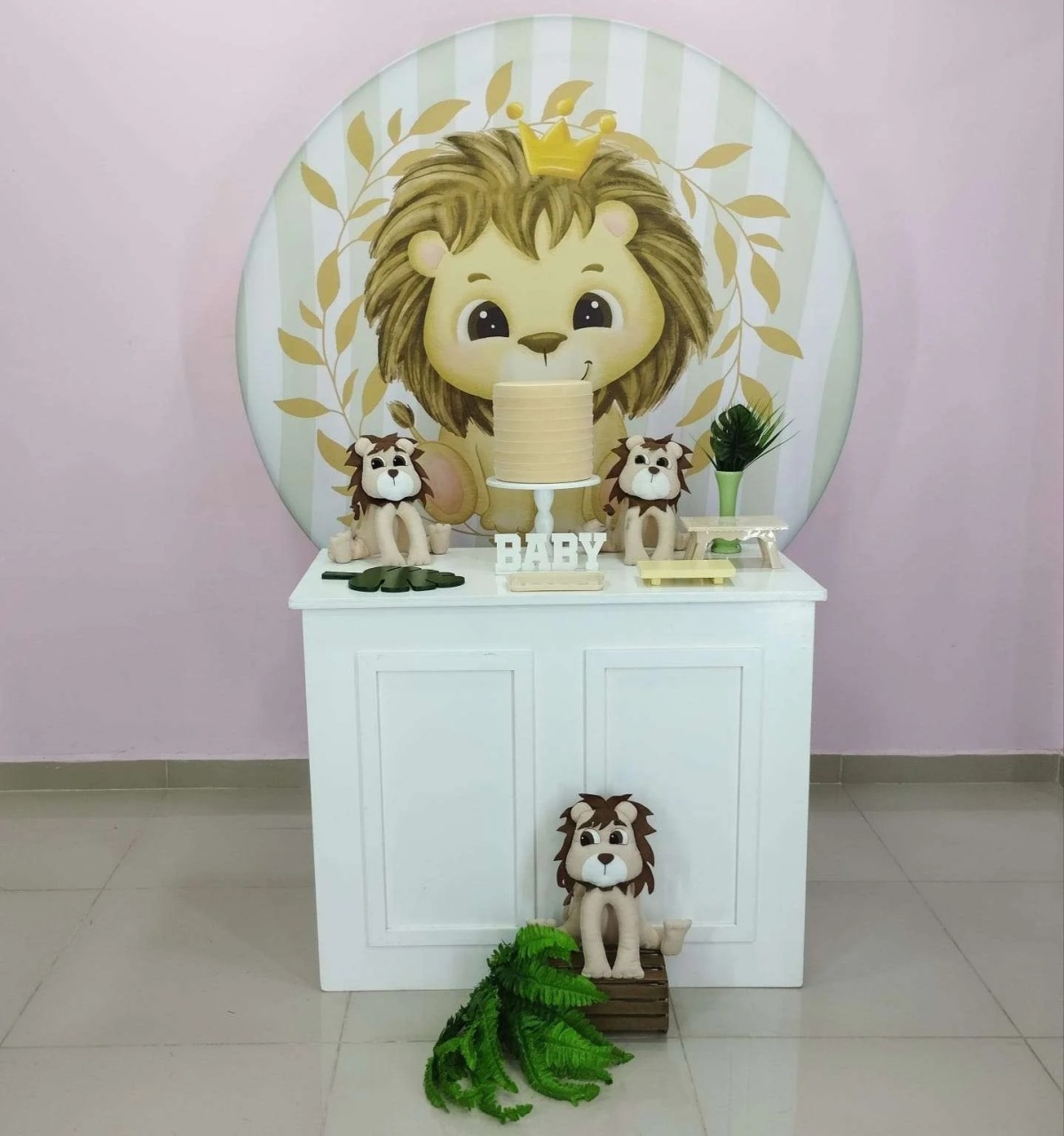 Kit Leãozinho Numero 6 - pampegueemonte