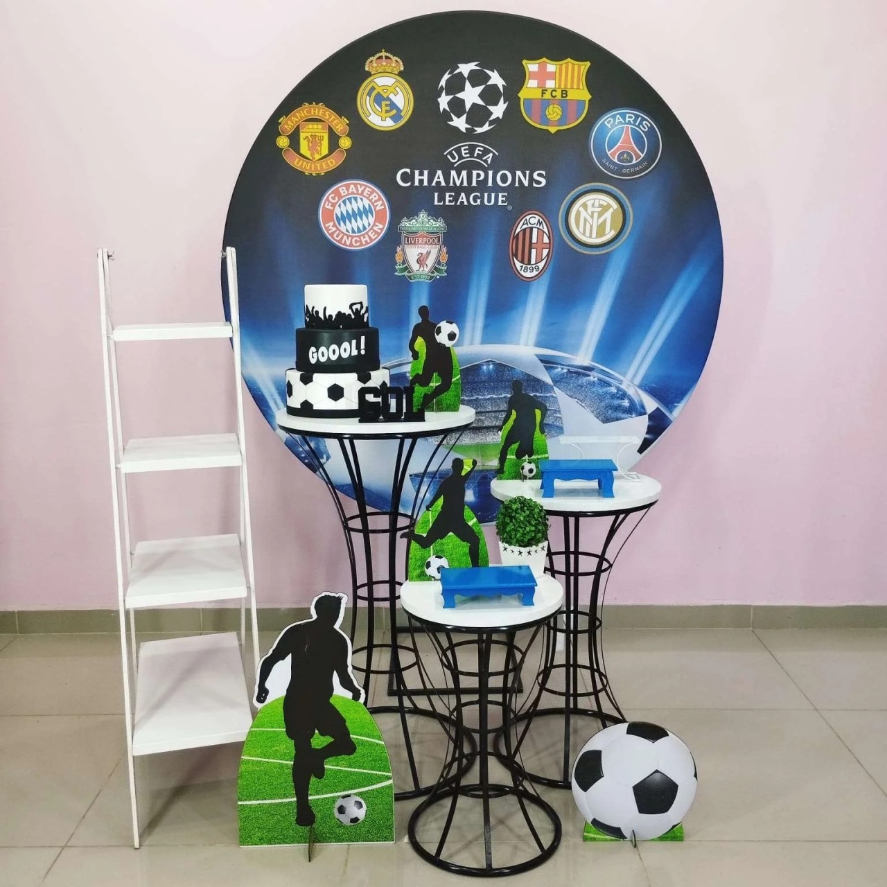 Kit Futebol Champions Numero 6 - pampegueemonte
