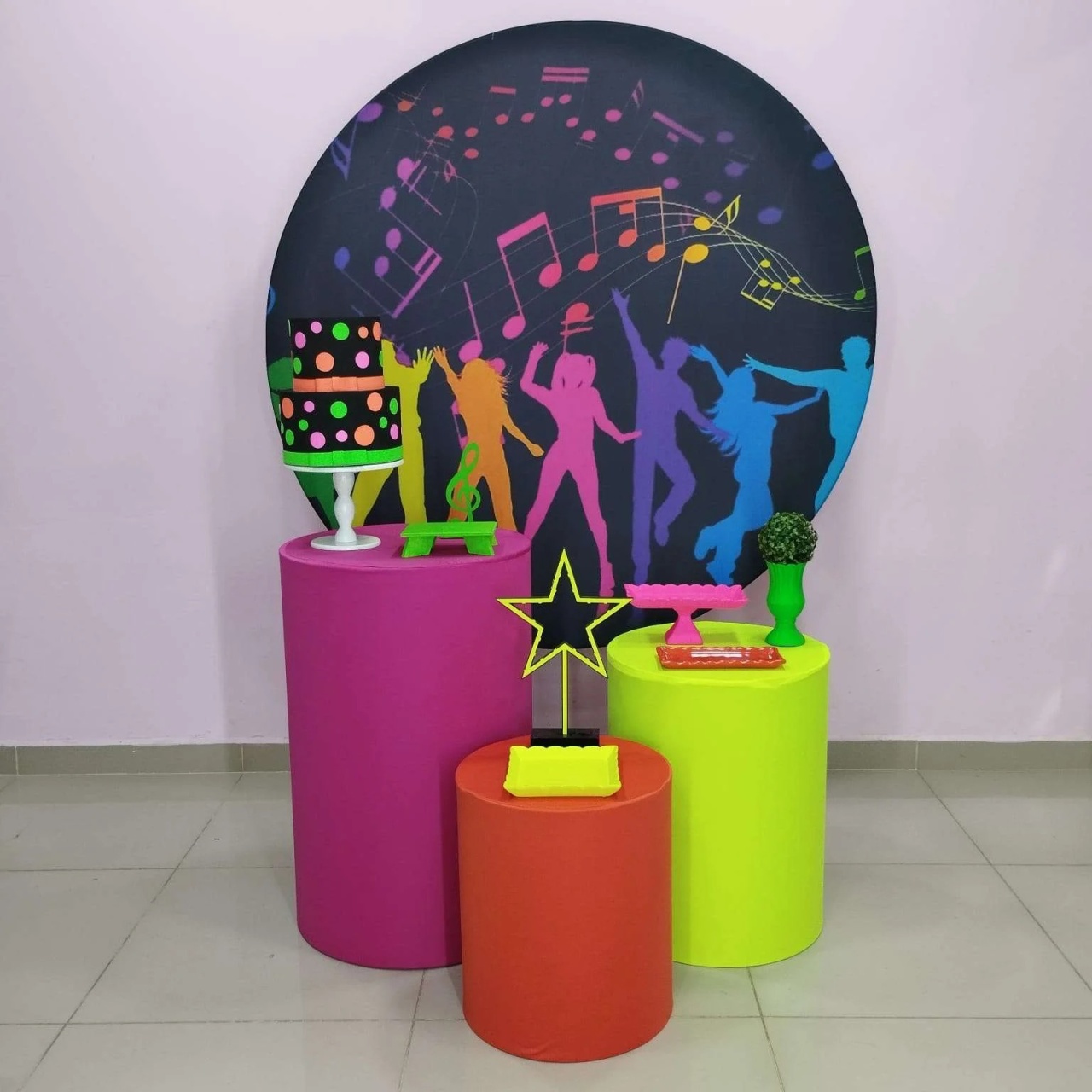 Kit Neon Numero 10 - pampegueemonte