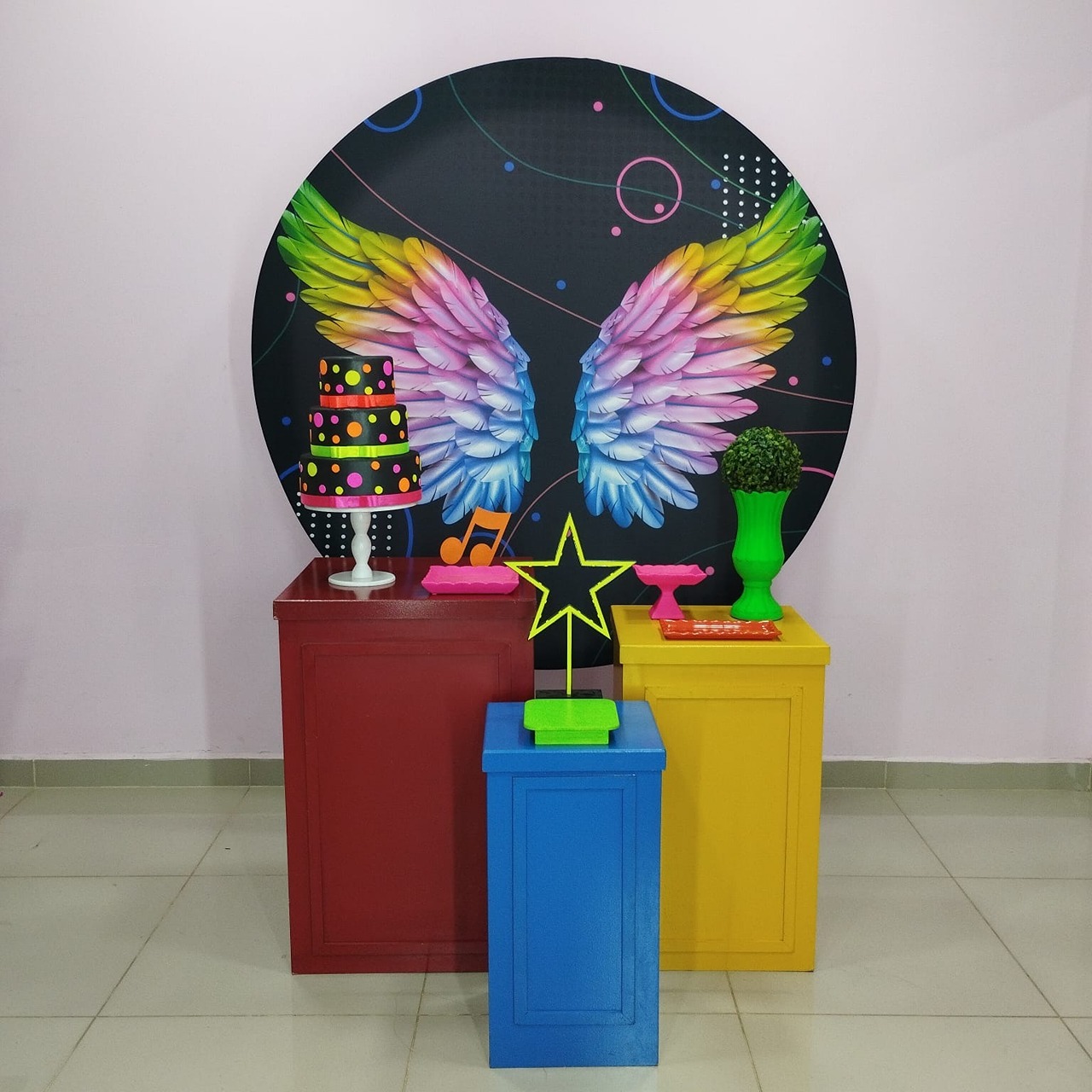 Kit Asa Neon Numero 10 - pampegueemonte
